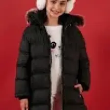 Lela Içi Peluş Astarlı Çıkarılabilir Kapüşonlu Suya Dayanıklı Mont Kız Çocuk Mont 5761910