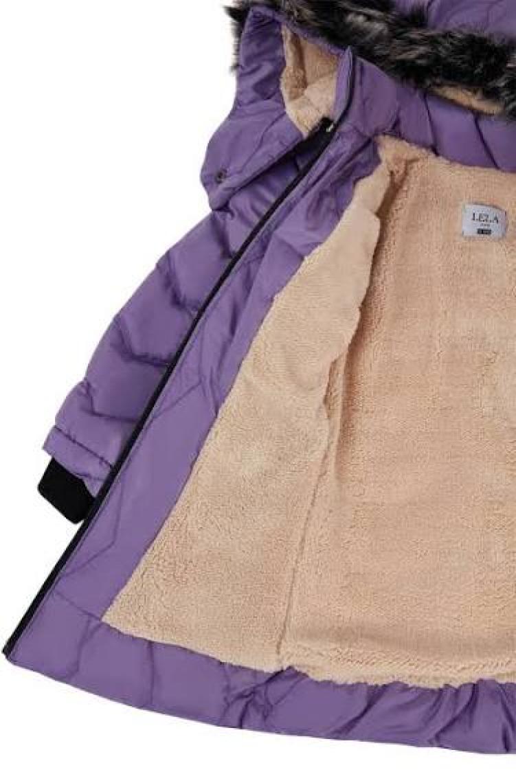 Lela Yakası Suni Kürklü Kapüşonlu Şişme Mont Kız Çocuk MONT 5766041