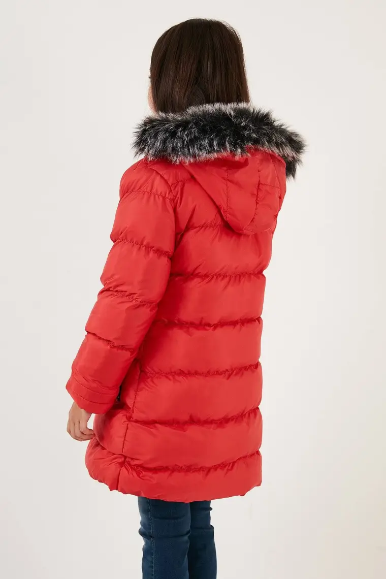 Lela Içi Peluş Astarlı Çıkarılabilir Kapüşonlu Suya Dayanıklı Mont Kız Çocuk Mont 5761910