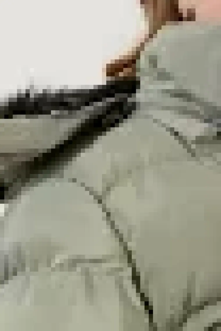 Lela Tüylü Kapüşonlu Cepli Şişme Mont Kız Çocuk Mont 5766038