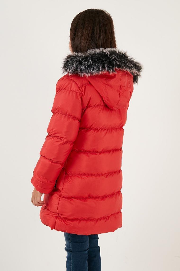 Lela Içi Peluş Astarlı Çıkarılabilir Kapüşonlu Suya Dayanıklı Mont Kız Çocuk Mont 5761910