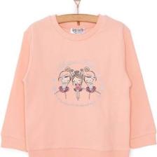 HelloBaby Basic Az Şardonlu Aslan Desenli Sweatshirt Kız Bebek
