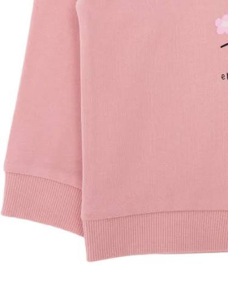 HelloBaby  Basic Az Şardonlu Aslan Desenli Sweatshirt Kız Bebek