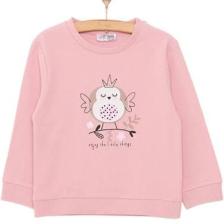 HelloBaby  Basic Az Şardonlu Aslan Desenli Sweatshirt Kız Bebek