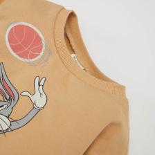 Erkek Bebek Space Jam Bisiklet Yaka Içi Yumuşak Tüylü Sweatshirt D4605a524au