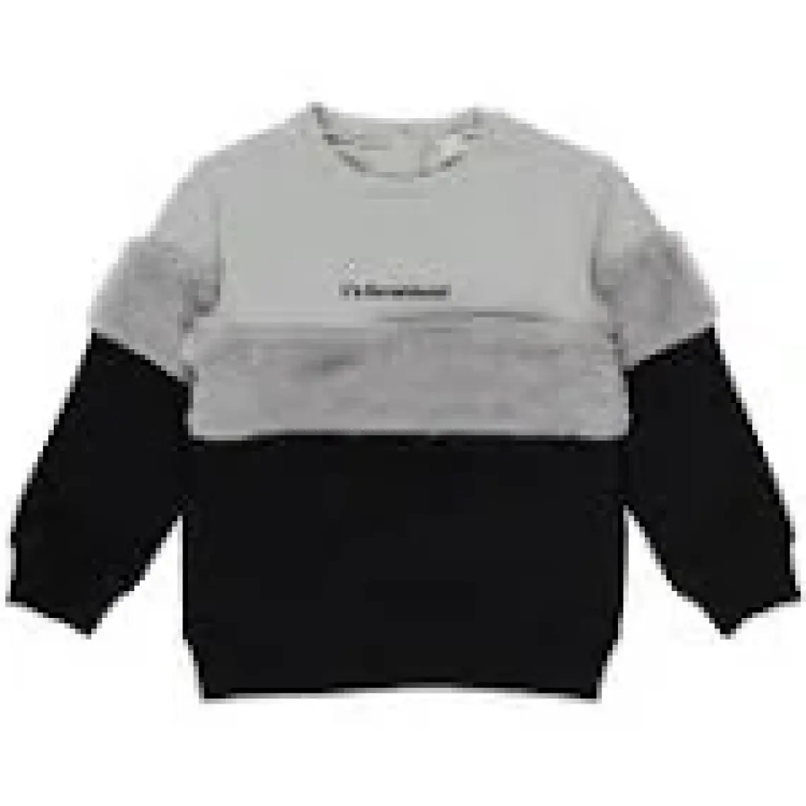 Panço Kız Bebek Peluş Detaylı Yazı Nakışlı Sweatshirt