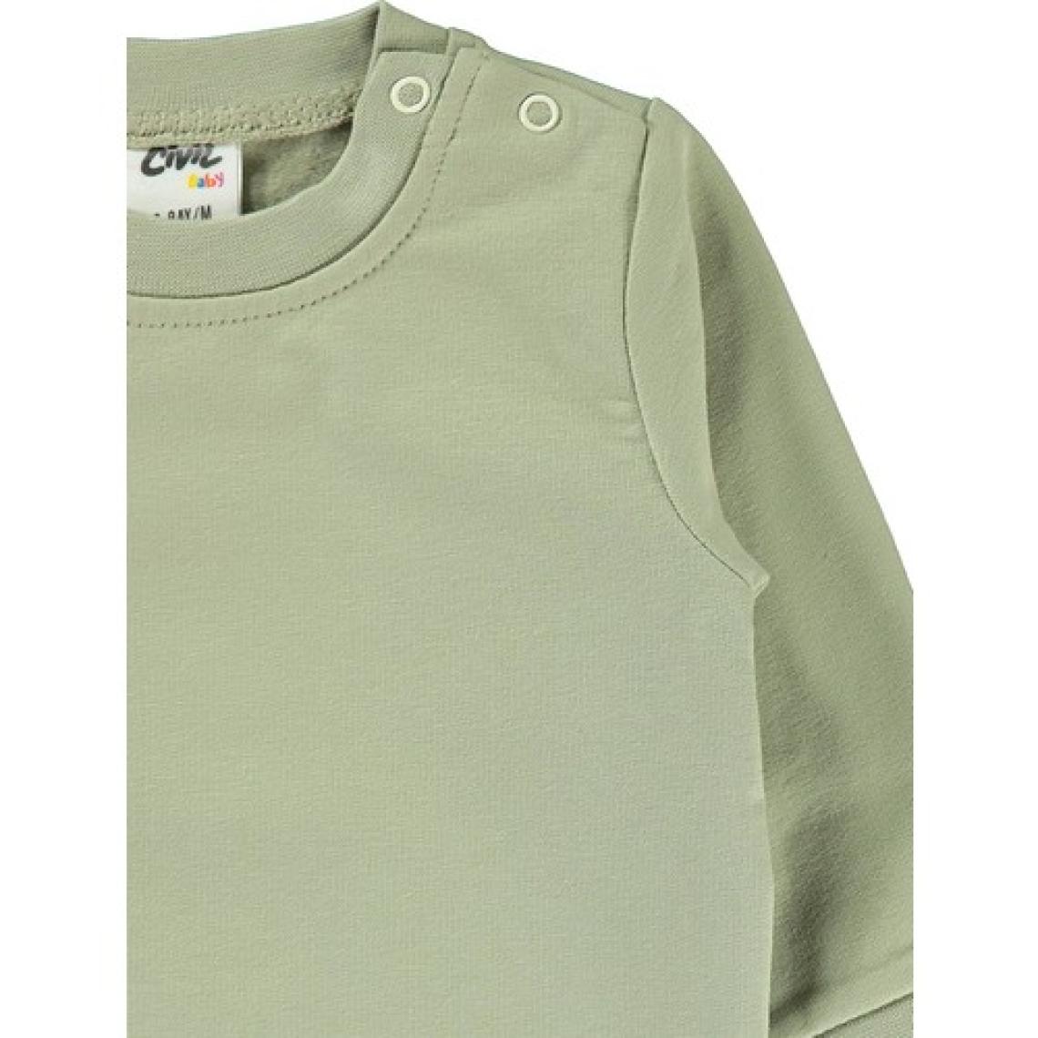 Civil Baby Bebek Sweatshirt 6-18 Ay Yeşil