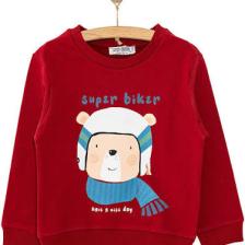 Hellobaby Basic Az Şardonlu Aslan Desenli Sweatshirt Erkek Bebek