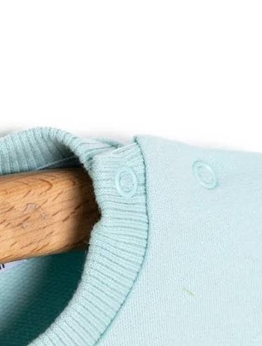 HelloBaby HelloBaby Basic Az Şardonlu Papatyalı Desenli Sweatshirt Kız Bebek