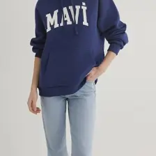 Logo Baskılı Sweatshirt Oversize/geniş Kesim 1600361-70722