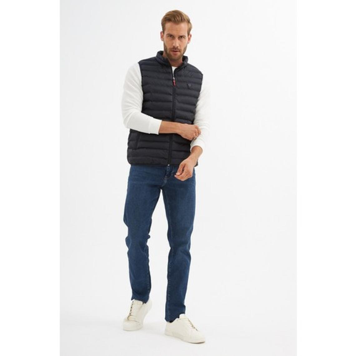 Danger Erkek Slim Fit Şişme Yelek Lacivert - 305DNGR