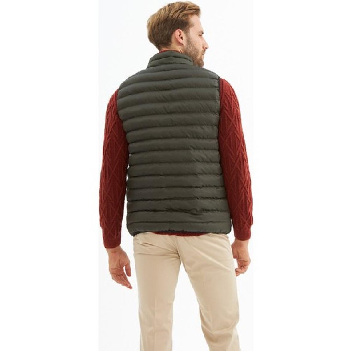 Danger Erkek Slim Fit Şişme Yelek Haki - 305DNGR