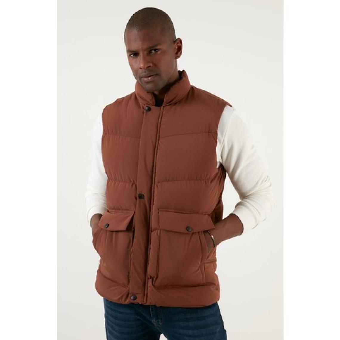 Buratti Slim Fit Cepli Dik Yaka Şişme Yelek Erkek Yelek 5711455