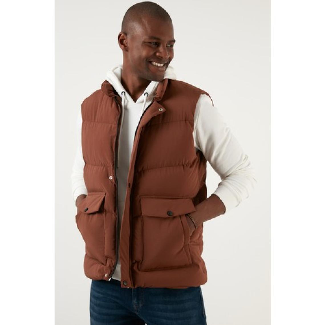 Buratti Slim Fit Cepli Dik Yaka Şişme Yelek Erkek Yelek 5711455