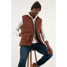 Buratti Slim Fit Cepli Dik Yaka Şişme Yelek Erkek Yelek 5711455