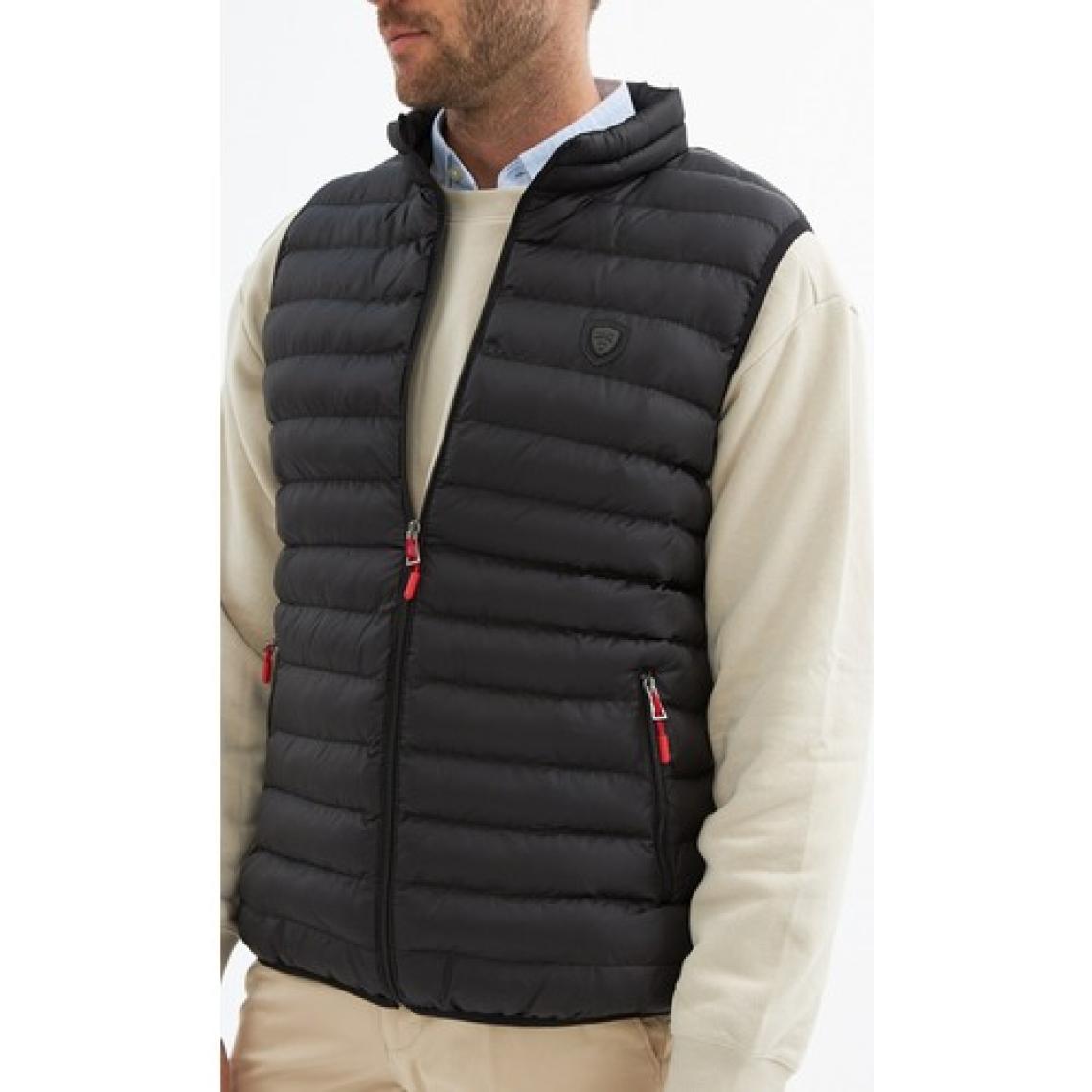 Danger Erkek Slim Fit Şişme Yelek Siyah - 305DNGR
