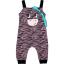 Denokids Zebra Fırfırlı Kız Çocuk Tulum