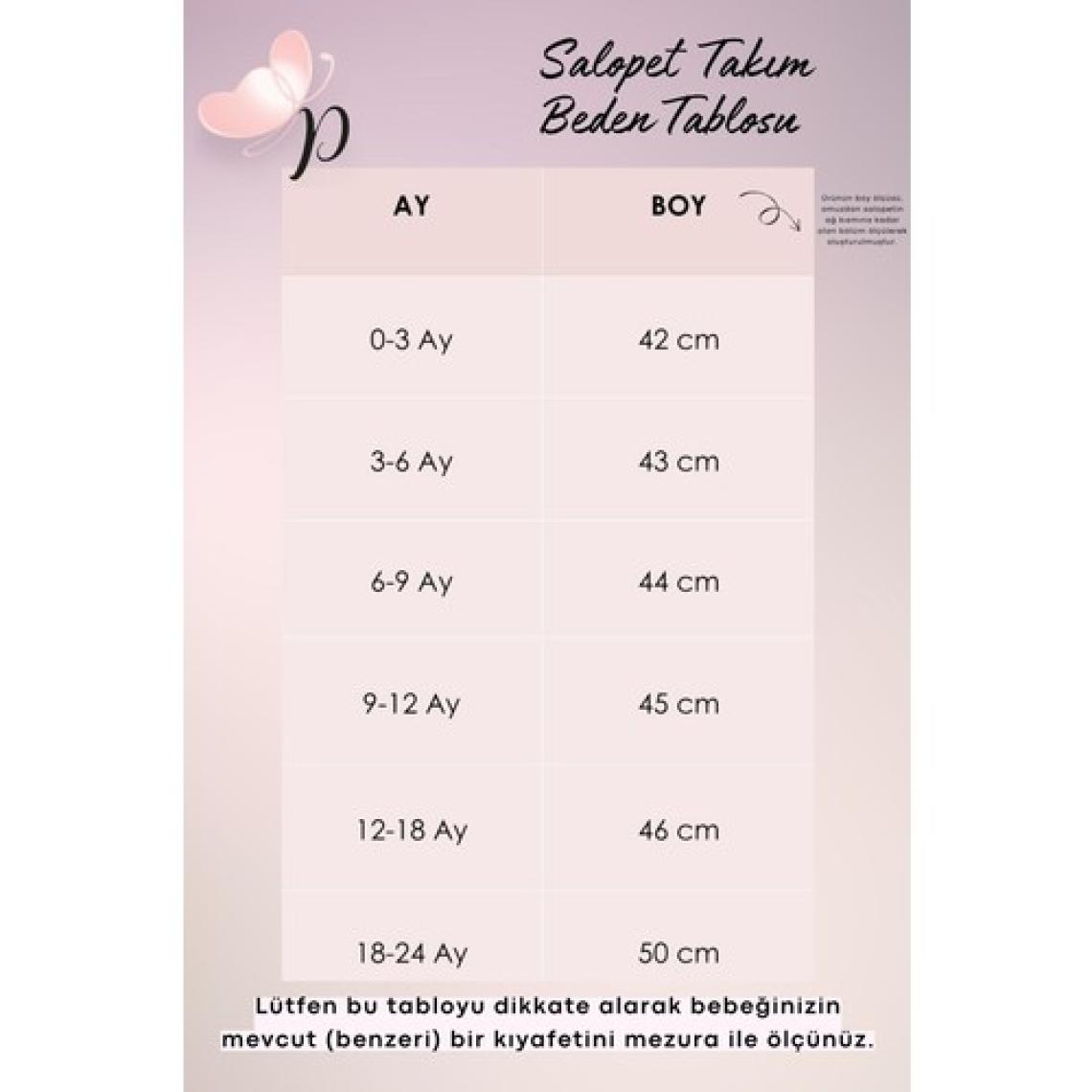 Parla Kids Kız Bebek Kırmızı Pamuklu Salopet Bandana Takım