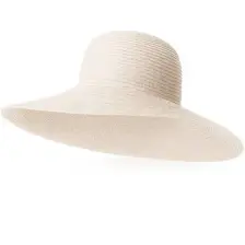 Kısa Kenar Hasır Plaj Şapkası Y8201 Krem