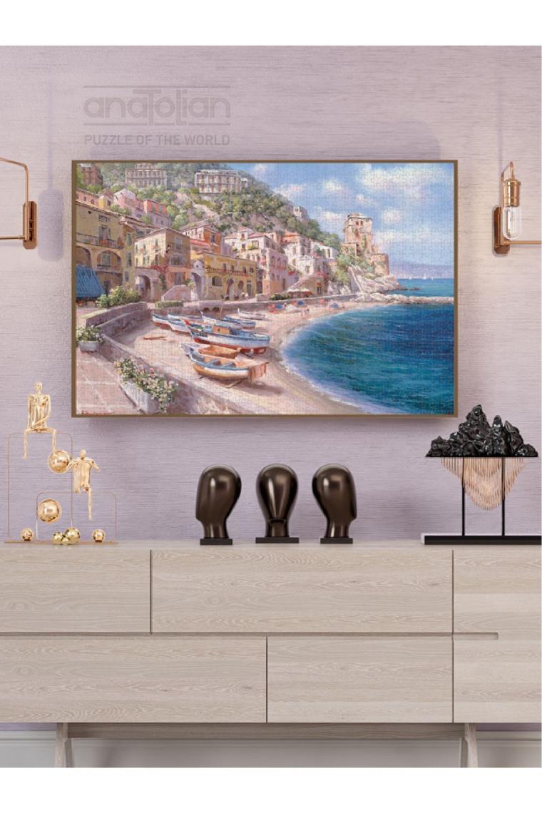 1000 Parçalık Puzzle / Italya Sahili - Kod:1136