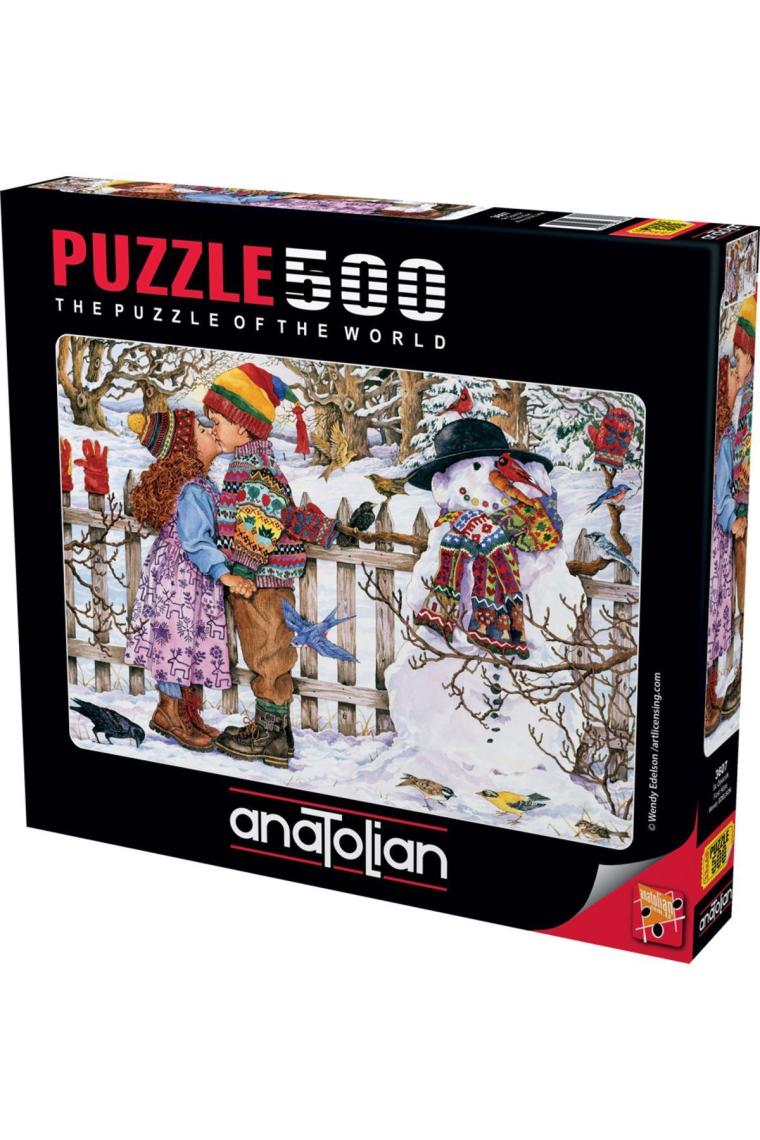 500 Parçalık Puzzle / Ilk Öpücük - Kod:3607