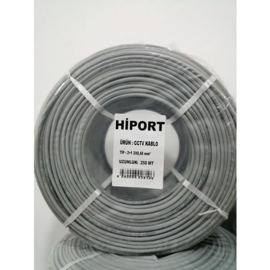 Hi Port 2+1 2*0,50 Cctv Kablo 250 mt