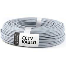 Cctv Kamera Montaj Kablosu 100 Metre 2+1 Kablo 0,50MM