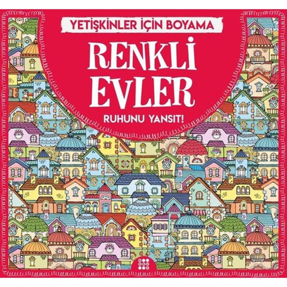 Renkli Evler-Yetişkinler Için Boyama