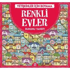 Renkli Evler-Yetişkinler Için Boyama