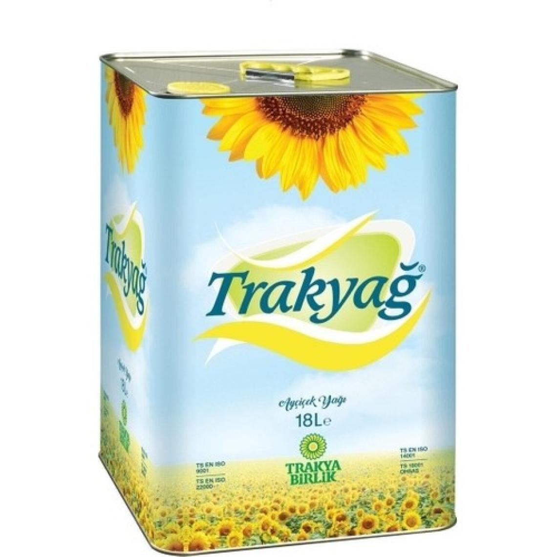 Trakyağ 18 lt Ayçiçek Yağı