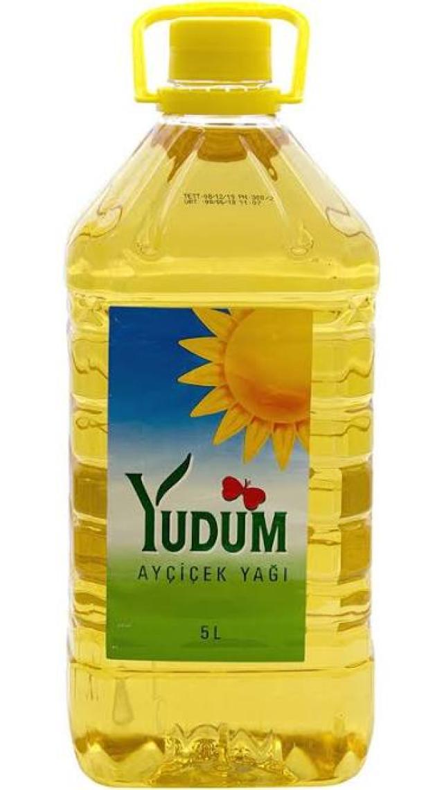 Yudum Ayçiçek Yağı Pet 5 lt