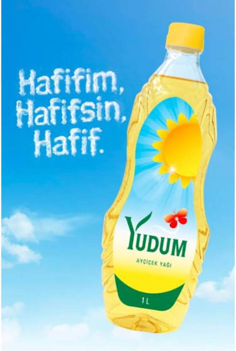 Yudum Ayçiçek Yağı 1 Lt x 4