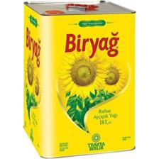 Biryağ 18 lt Teneke Ayçiçek Yağı
