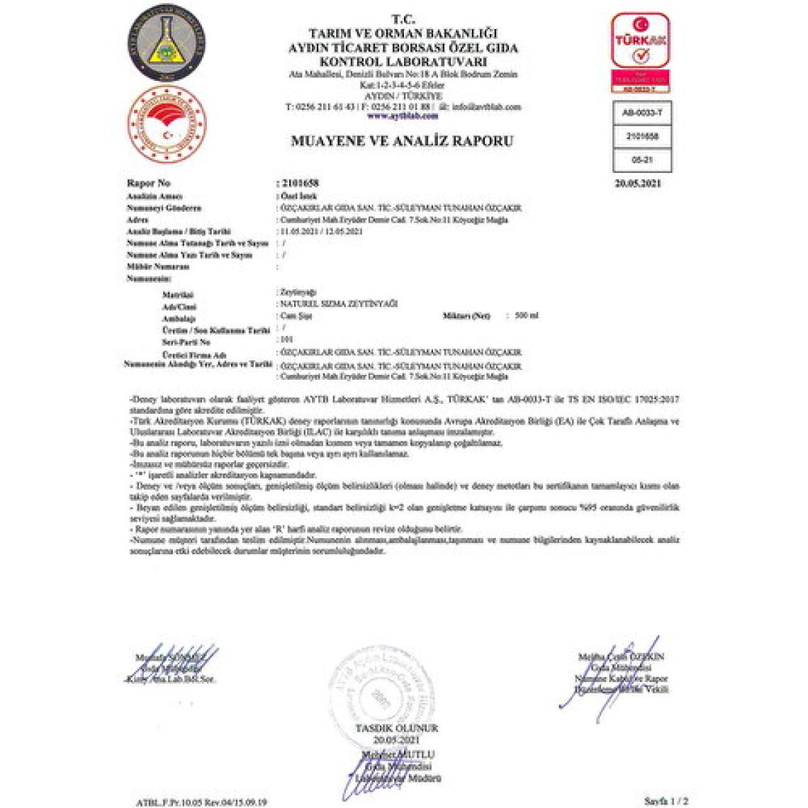 Köyceğiz Yöresel Naturel 2 lt Teneke Sızma Zeytinyağı