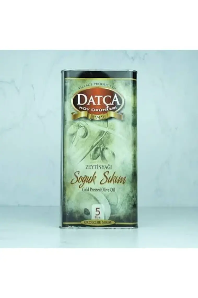 Datça Soğuk Sıkım Zeytinyağı Teneke 5 lt