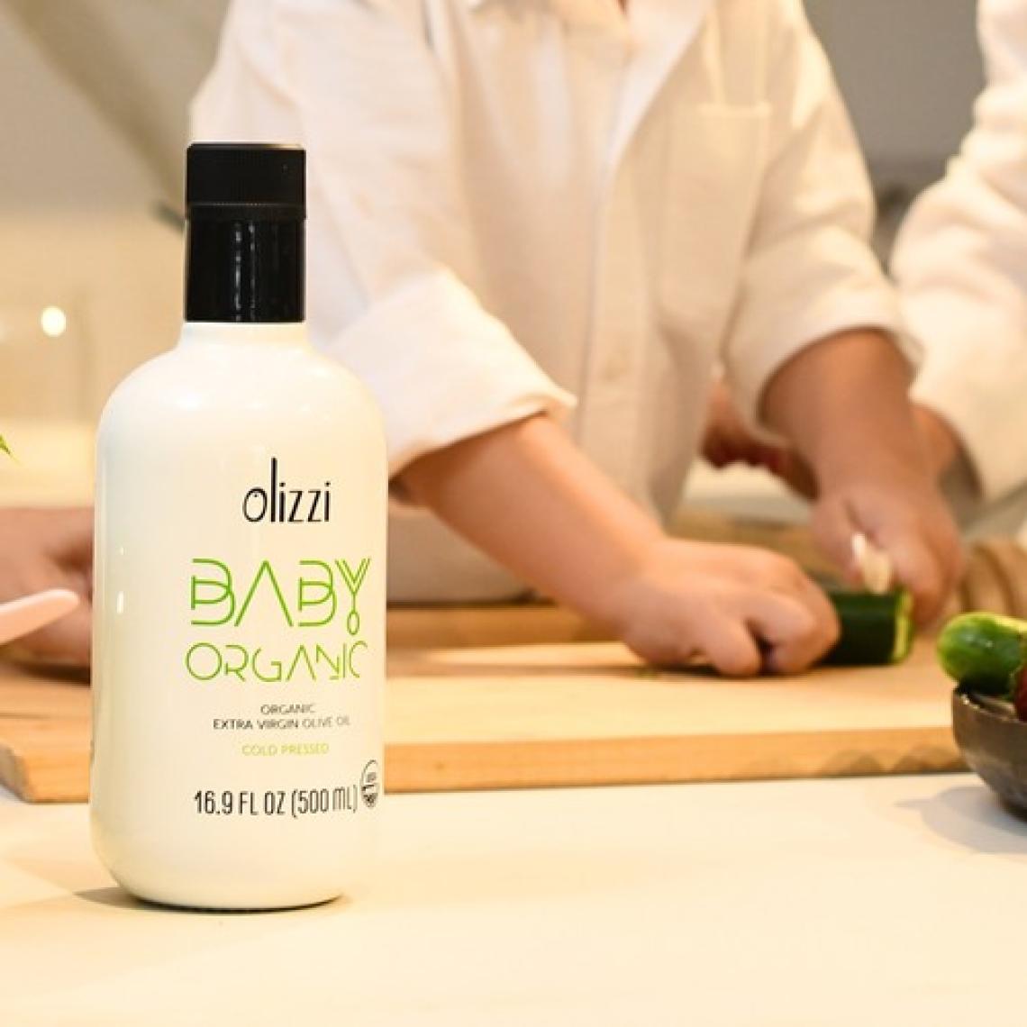 Olizzi Baby Organik Bebek Zeytinyağı Natürel Sızma Soğuk Sıkım Bebekler İçin Zeytinyağı 500 ML