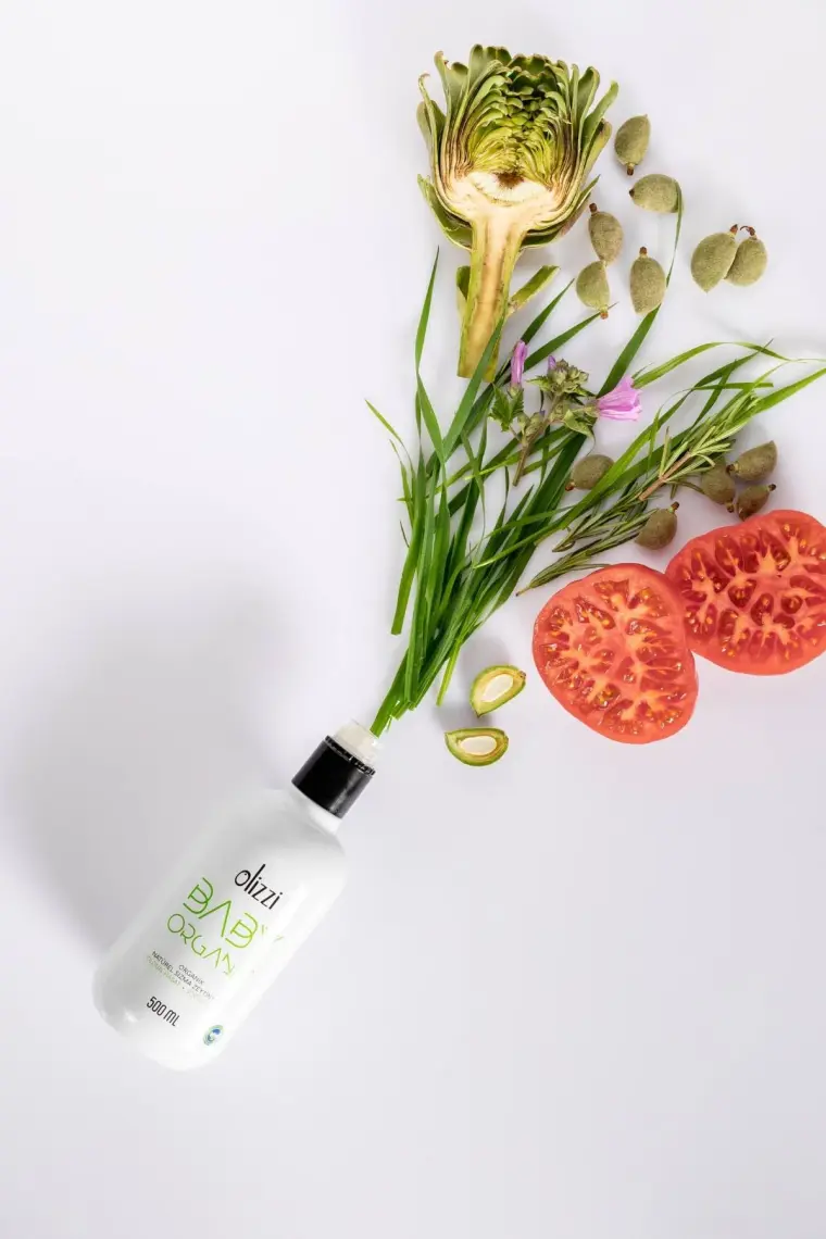Olizzi Premium Organik ve Baby Organik Natürel Sızma Soğuk Sıkım Bebek İçin Zeytinyağı 500 ML