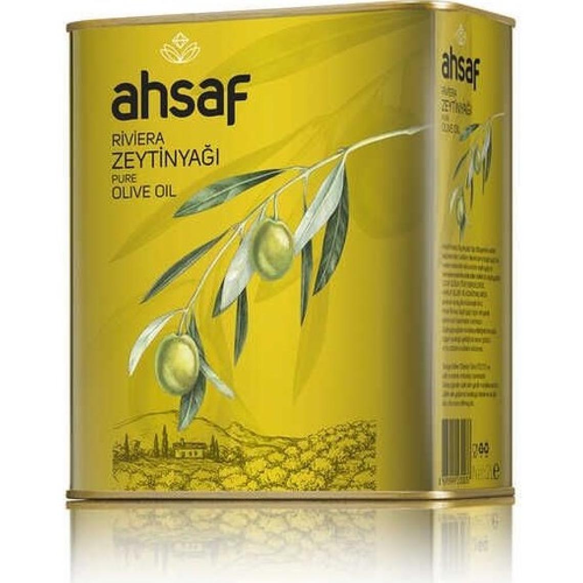 Ahsaf Riviera Zeytinyağı 2L-Teneke