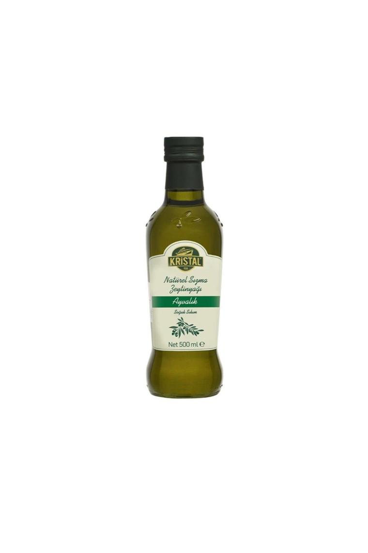 Ayvalık Natürel Sızma Zeytinyağı 500 ml Cam Şişe