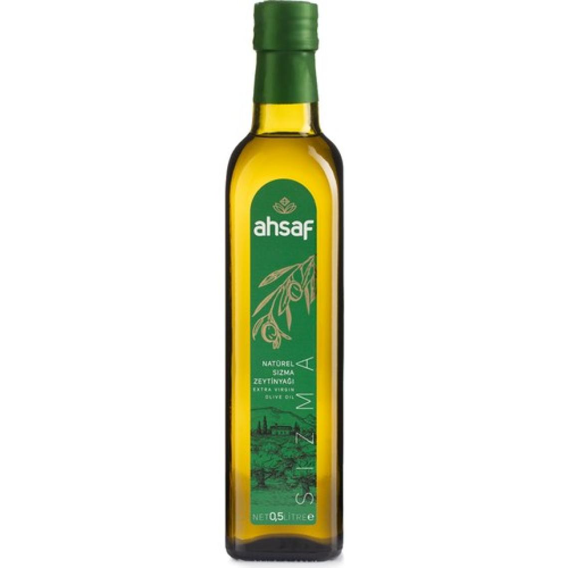 Ahsaf Natürel Sızma Zeytinyağı 500 ml -Cam