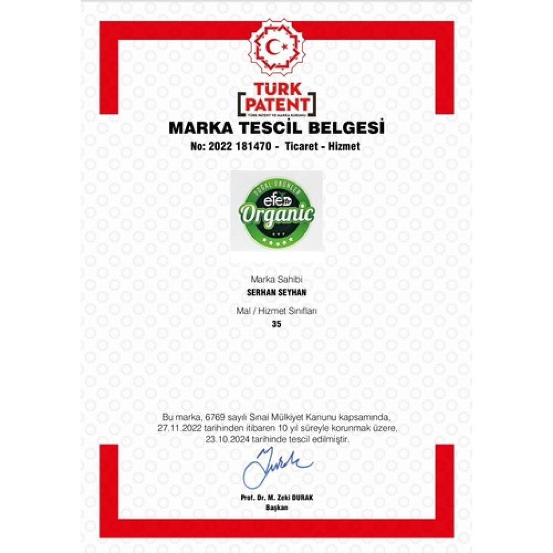 Efe Organik Natural Zeytinyağı Pet 20 lt