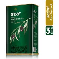 Ahsaf Natürel Sızma 3 lt Teneke Zeytinyağı