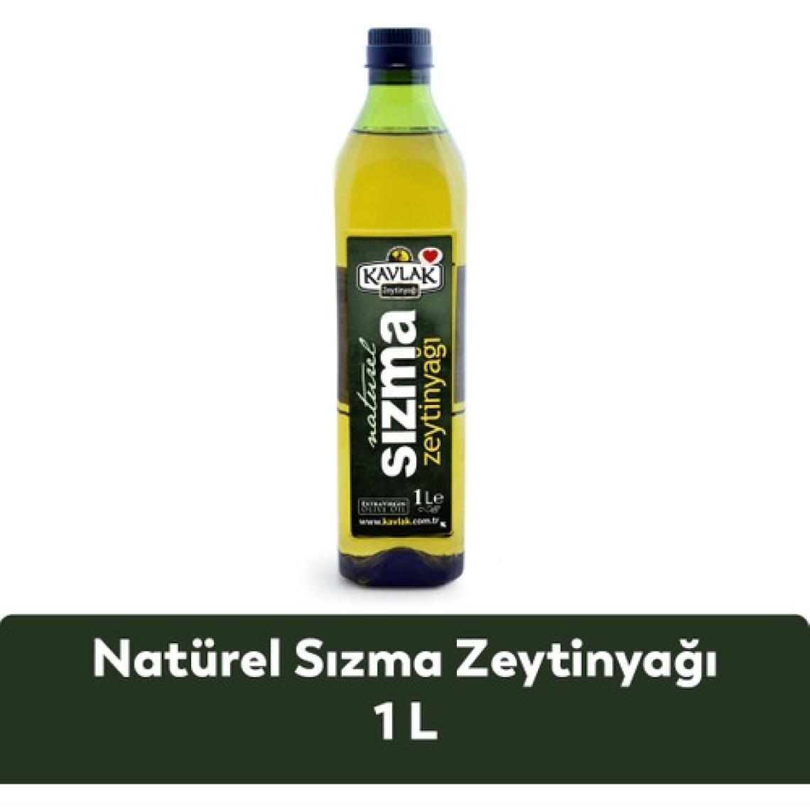 Kavlak Naturel Sızma Soğuk Sıkım Zeytinyağı 1 Lt Pet Şişe
