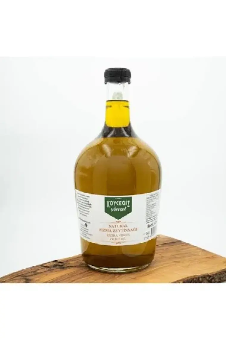 Köyceğiz Yöresel Naturel Sızma Zeytinyağı 1.5 Lt Cam Şişe