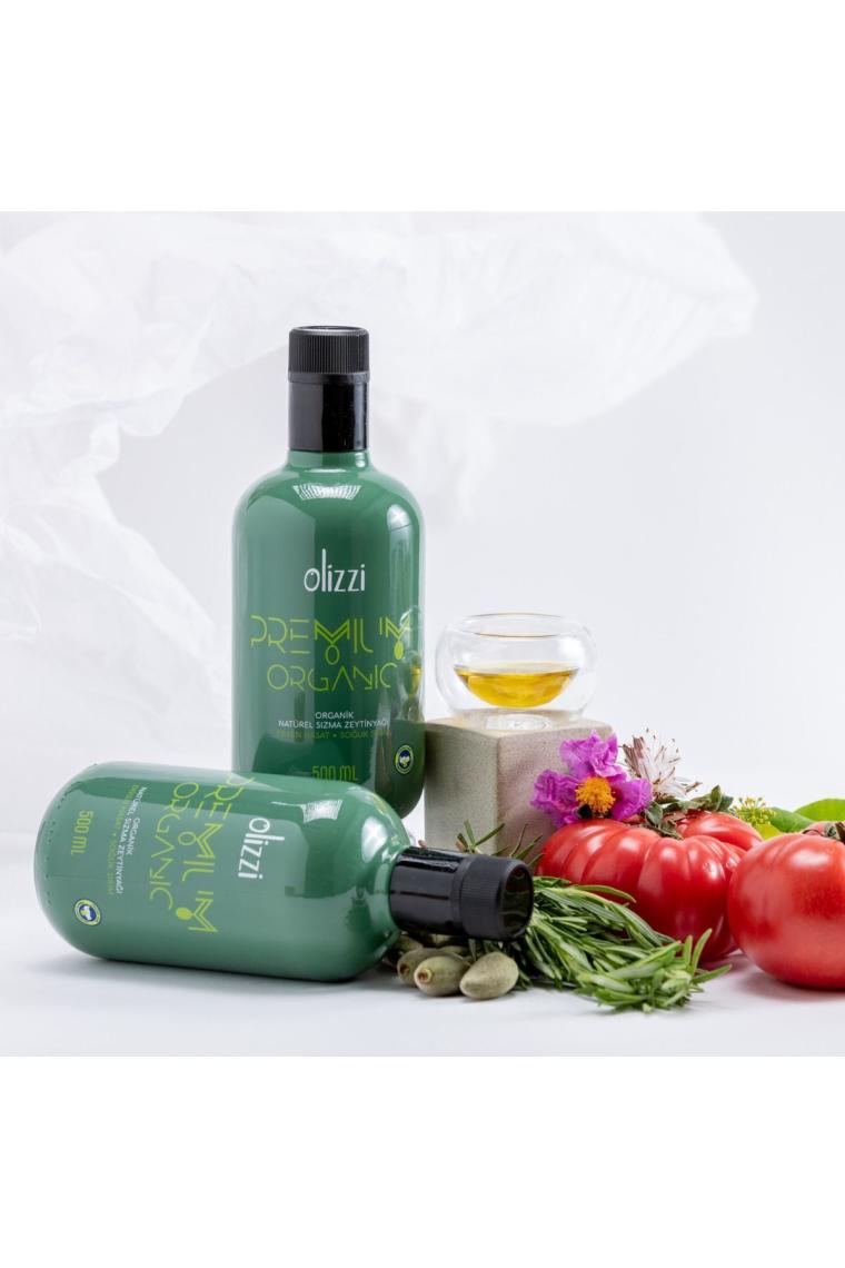 Premium Organik Natürel Sızma Erken Hasat Soğuk Sıkım Zeytinyağı Ödüllü 250 ml X 2 Adet