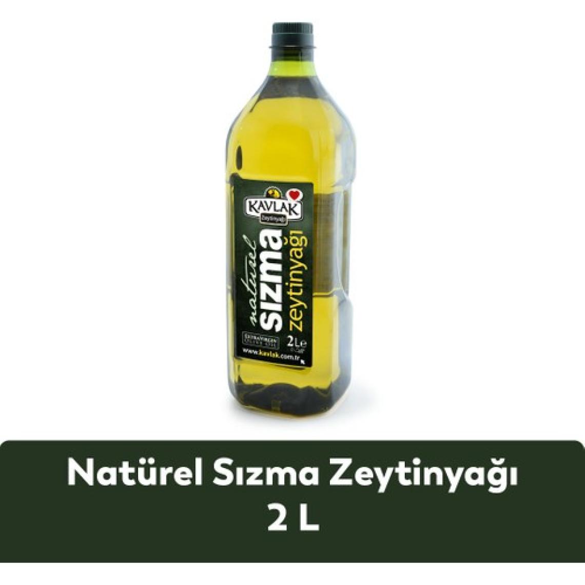 Kavlak Naturel Sızma Soğuk Sıkım Zeytinyağı 2 Lt Pet Şişe