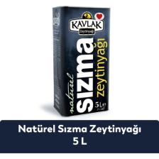 Kavlak Naturel Sızma Soğuk Sıkım Zeytinyağı 5 Lt