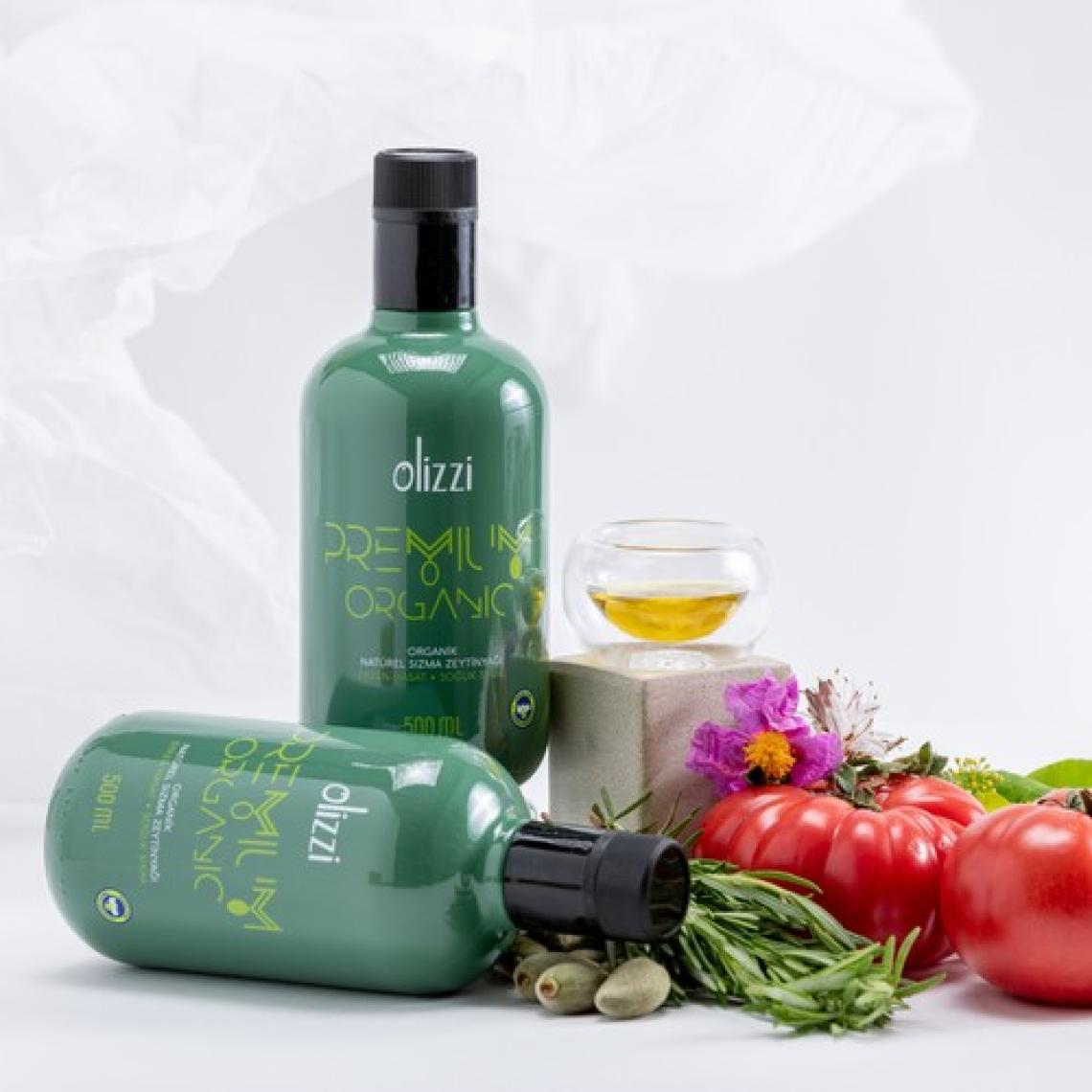 Olizzi Premium Organik Natürel Sızma Zeytinyağı 500 ml