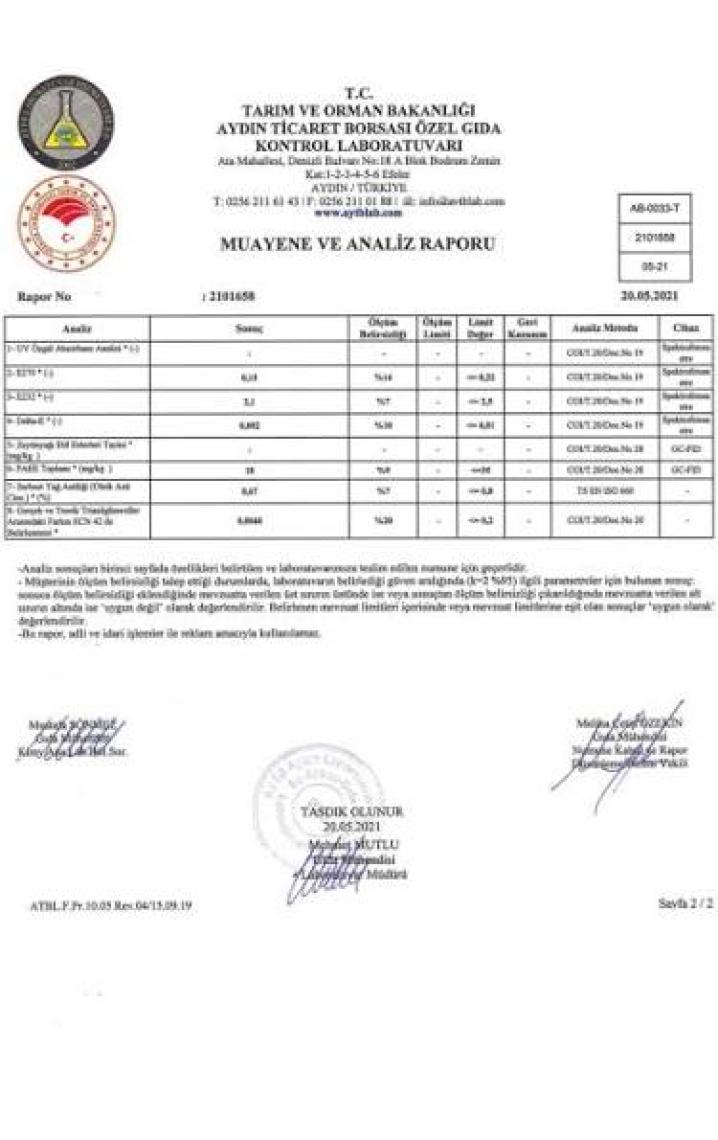 Köyceğiz Yöresel Naturel Sızma Zeytinyağı 1 Lt Cam Şişe