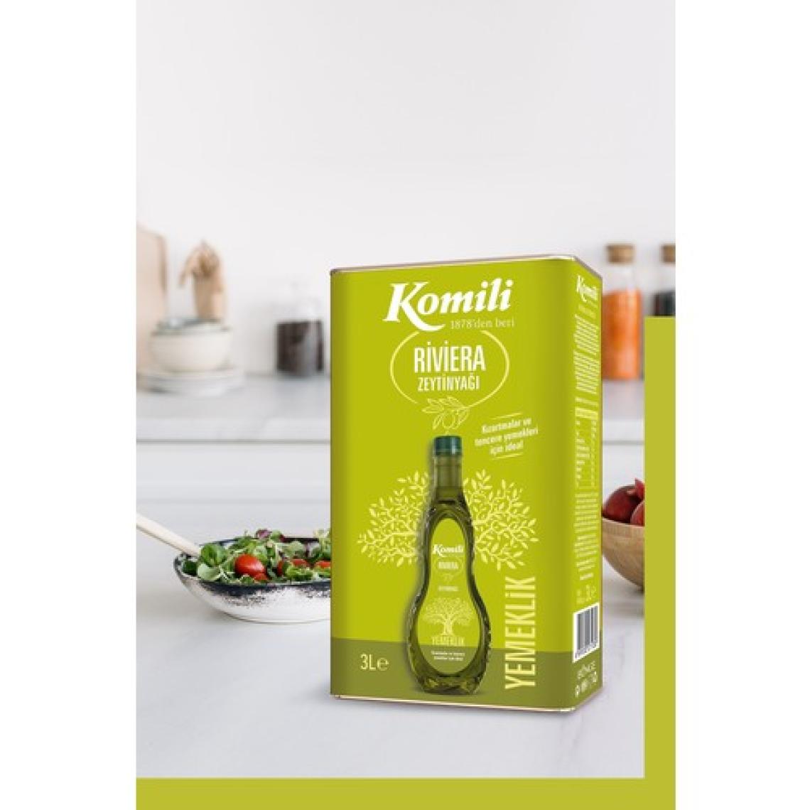 Komili Yemeklik Riviera Zeytinyağı 3 lt